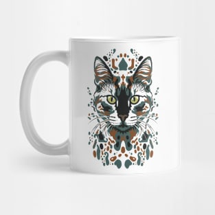 Cute Cat Illusion Design, Funny Cat Lover Gift Idea Mug